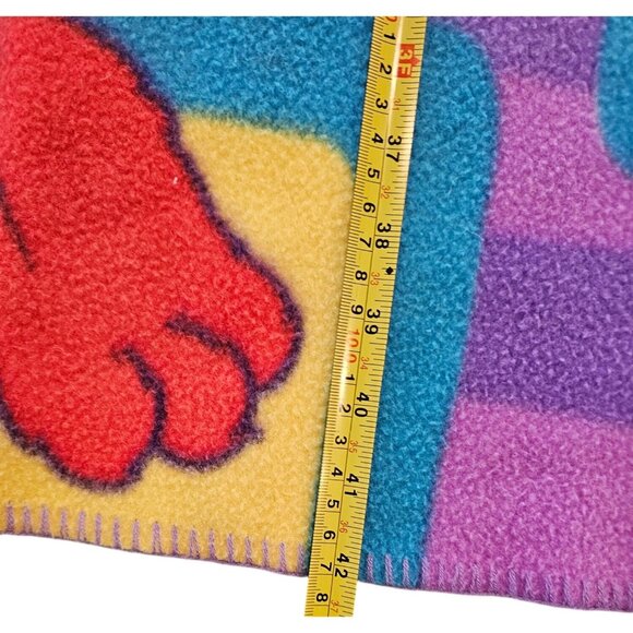 Sesame Street Elmo Shake It Polyester Blanket Vintage 2005 Purple 61.5" x 42" - Picture 6 of 10